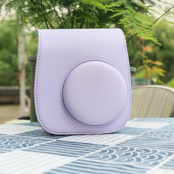 Kameraväska för Instax Mini 12-kamera (lila), kameraväska