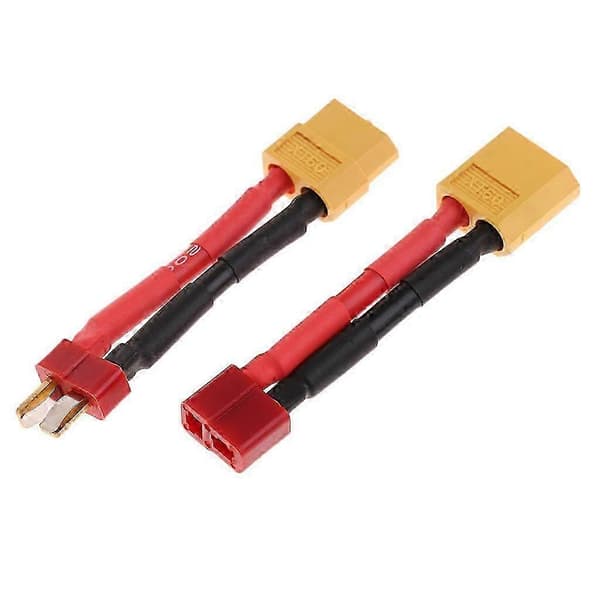 RC XT60 til Deans Stik Han/Hun T-stik Adapter Bil Fly Lipo Batteri [DB]