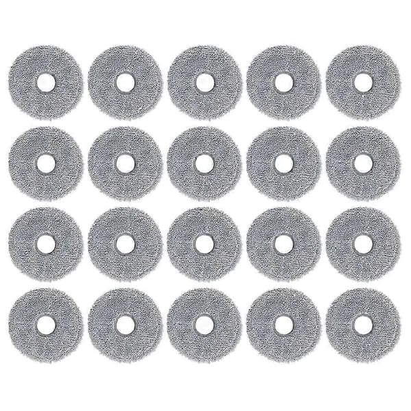 20 stk. moppeklude til Bot L10 Prime / L10S Pro robotstøvsuger, reservedele.