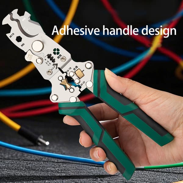 Wire Stripper Wire Stripping and Cutting Tool 210mm for Home and Professional Use