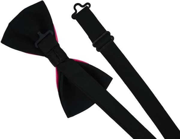 Slips til mænd, færdigbundet justerbart slips til formel smoking-slips, elegant slips str. one size, farve to -