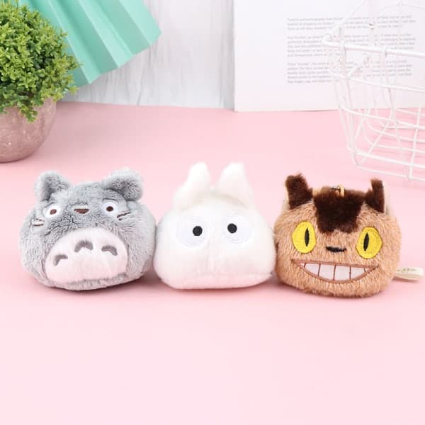 6th Set Anime Mini Totoro Plush Toy Keychain Toy [DB]
