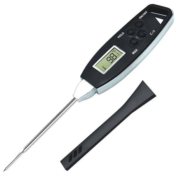 Snabbavläsande Kötttermometer Vattentät Grilltermometer Pennsond Kökstermometer Utomhus Matlagning Barbecue Rökt Kött