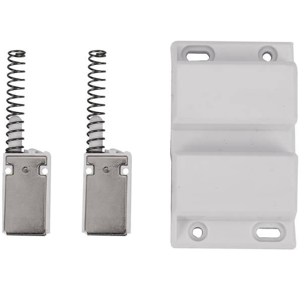 Rustfrit stål glasdør drejehængsel dobbelthovedet magnetisk låsesæt til 5-8 mm glasdør