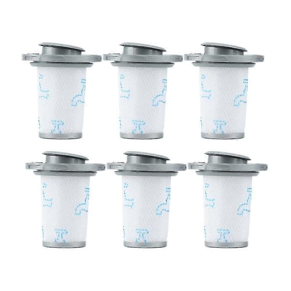 6 stk For Rowenta Zr009006 For X-force Flex 8.60 Vaskbart Filter