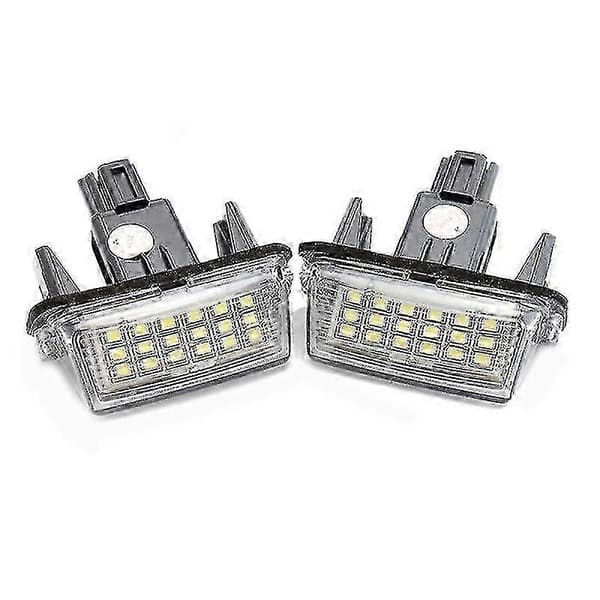 2 stk/sæt 18 LED Bil Nummerpladelys Pære Til Toyota Camry Yaris Corolla