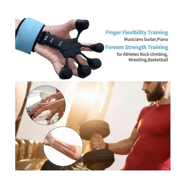 Resistance Bands for Hand Grip - Finger Exerciser, Hand Strength, and Stretching Device