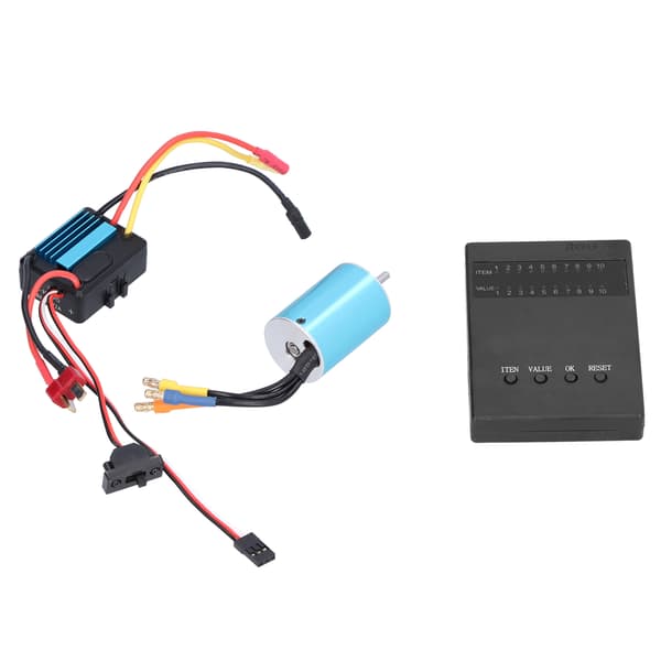 RC Bil 2838 3600KV 4P Sensorløs Børsteløs Motor+35A Børsteløs ESC+Programmeringskort