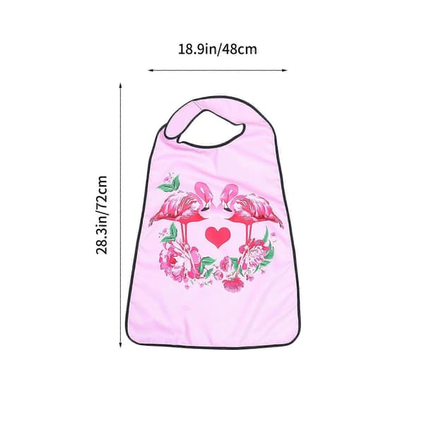 1 pc Adult Bib Reusable Waterproof Clothing Protector Elderly Patient Bib