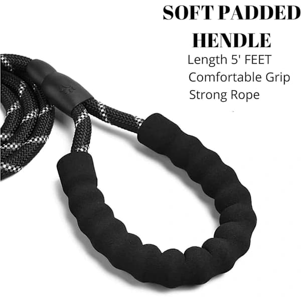 [PL] 1.5m Dog Leash with Comfortable Padded Handle, Strong Dog Leashes, 1.5m x 0.8cm