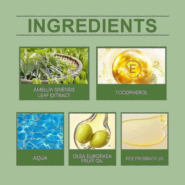Green Tea Makeup Remover Oil Gently Removes Makeup for Face, Eyes, and Lips With