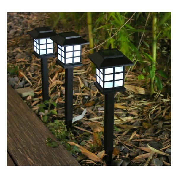Solcellelampe Liten Palasslampe LED Hagelampe Innfelt Marklys Utendørs Dekorativ Belysning, Varm