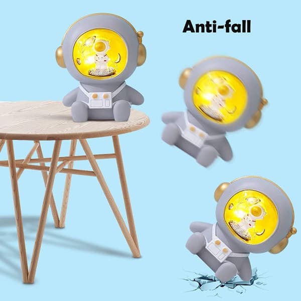 Søt vinyl astronaut sparegris uknuselig sparegris leketøy gutter