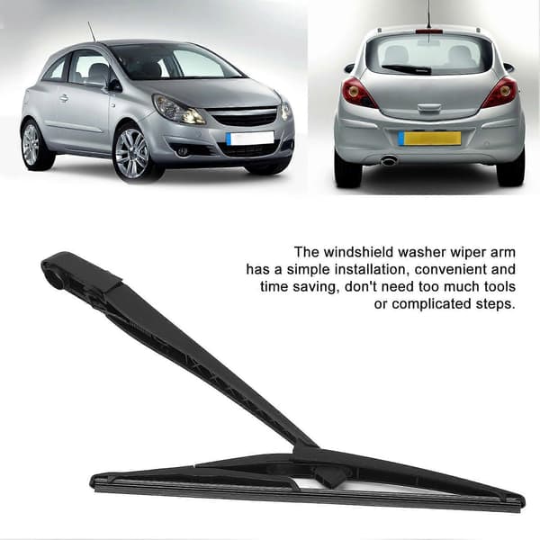 Rear Wiper Arm with Blade 1273090 Improved Performance Rear Windshield Wiper Arm Replacement for Vauxhall Corsa D 2006 to 2014