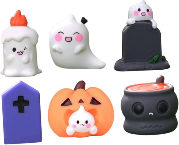 1 sæt Halloween Halloween Ornament Miniature Træbro til Lille Hus
