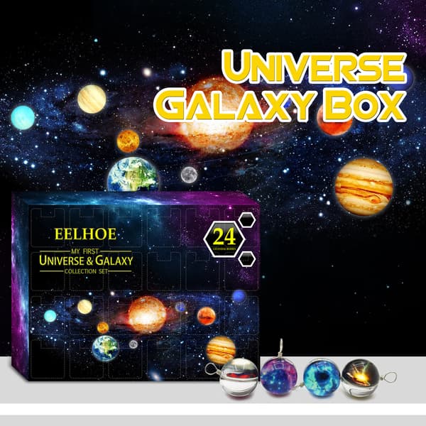 Universum Planet Galaxy Blind Box 24 24 Dagers Nedtelling Barn Gave Se