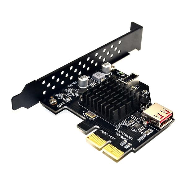 Asm3142 Chip Riser-kort 10 Gbps Usb3.1 Front Type E 20-pin Udvidelseskort Usb2.0 Pci Express 3.0 X2 A