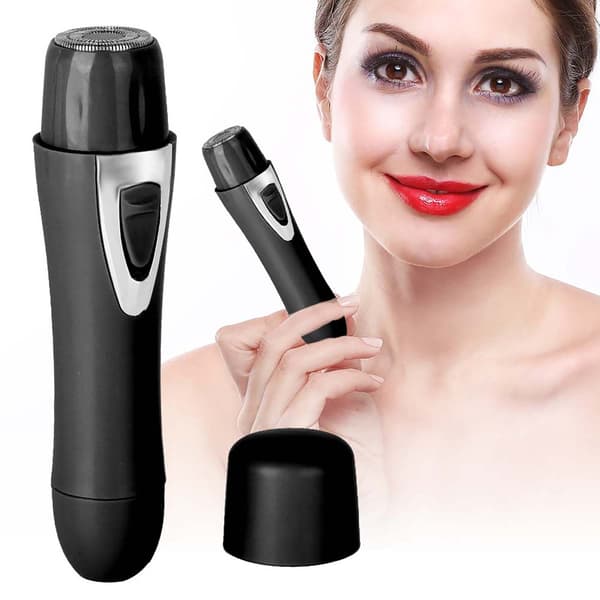Mini elektrisk epilator hårfjerning til ansigt krop armhule ben depilator (sort)