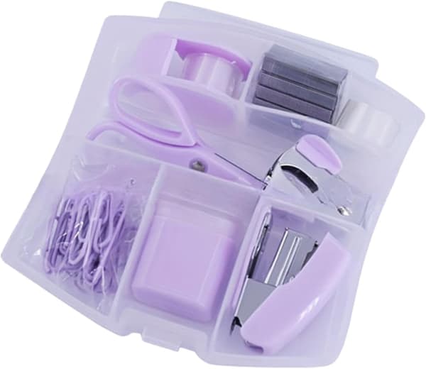 Portable Stapler, Small Stapler, Mini Stapler Set, Mini Office Supplies Kit for School and Workplace, Portable
