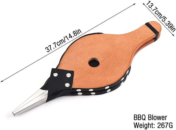 Eldstadsbälg, vintage träspis och grillfläkt, F