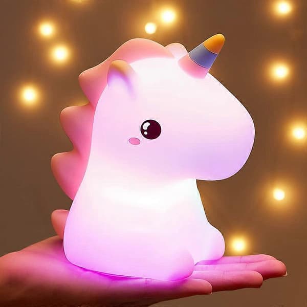 Kids Night Light, Rechargeable Toddler Night Light, Unicorn Lamp