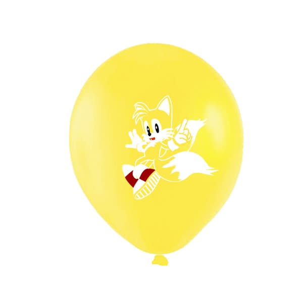 21 stk. Hedgehog Sonic ballonger sett bursdagsfest dekorasjon