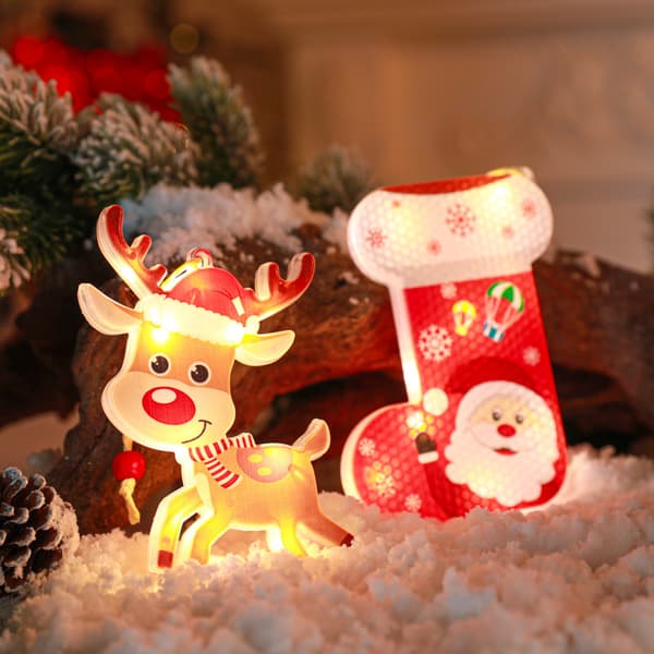7 deler juledekorasjonslys