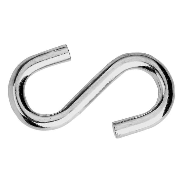 Heavy Duty S-Hooks, Ultra Thick Hammock S-Shaped Hooks, Galvanized Tool Hanger, 2-Pack - YKY416