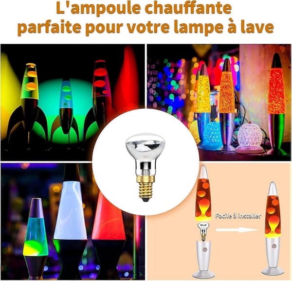 25W E14 Lava Lamp Bulb R39 Reflector Bulb 25W E14 R39 Lava Lamp Bulb (4pcs) [Energy Class A++]