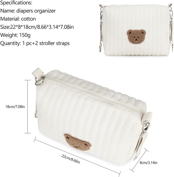 Blepose-organizer - sammenfoldelig opbevaringstaske med design -