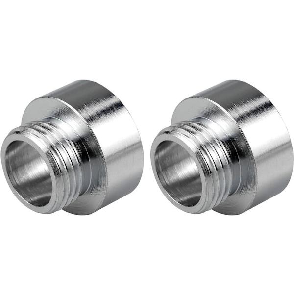 Kromkranadaptere 3/4 x 1/2, reduserende nippelkoblinger for kranadaptere, dusjslanger