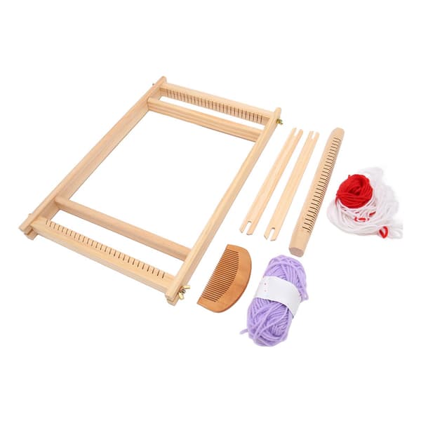1 set loom kit multifunctional innovative educational DIY handmade wooden loom for children