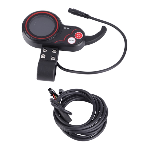 Display Thumb Throttle 2 in 1 Speedometer Manual Control Panel for Electric Bike Scooter Agreement 2 48V