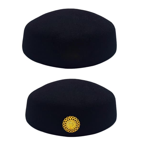 Flyvertinnehatt Flyvertinne Pillbox Hatt Beretthatt For Kvinner Flyvertinnehatt Flyvertinne Lue rød beret red beret