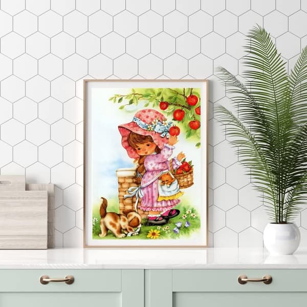 30*40cm Full Diamond Embroidery Art Kit, Christmas Diamond Painting
