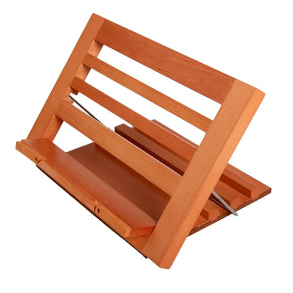 Bogreol woody multifunktionel sammenklappelig tablet iPad-holder læremateriale