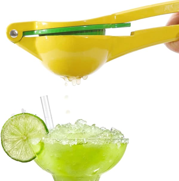22*7,5*5cm Citronpress - Limepress - 3-i-1 Apelsinpress: Manuell Citruspress i Aluminium