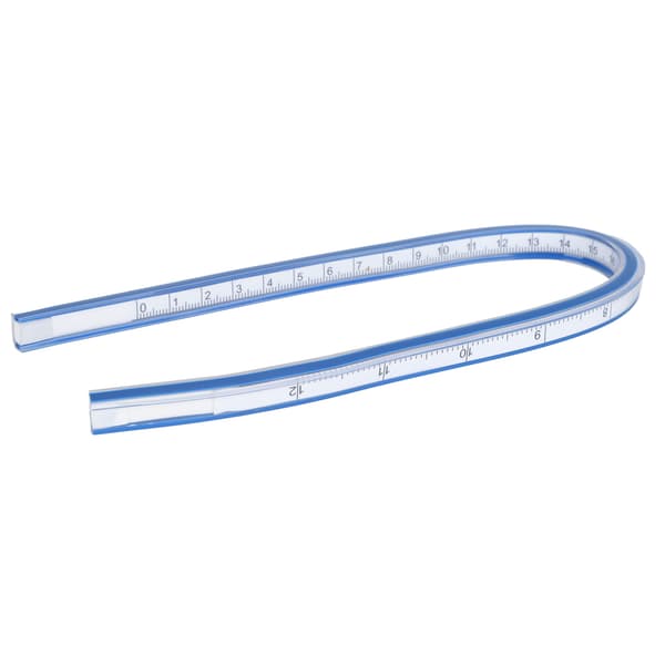 Flexible Curve Ruler Plastic Metric Scale Soft Measuring Tool for Drawing and Sewing 30cm Flexible Curve Ruler