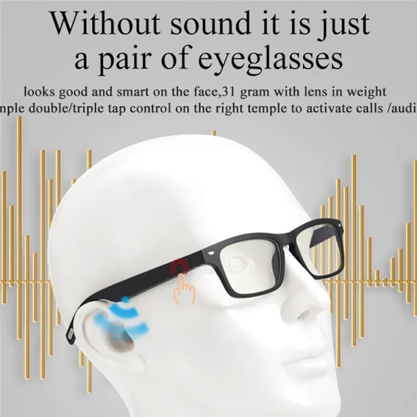 Smarta Glasögon Vattentäta Bluetooth KY01 Polariserad Design 167