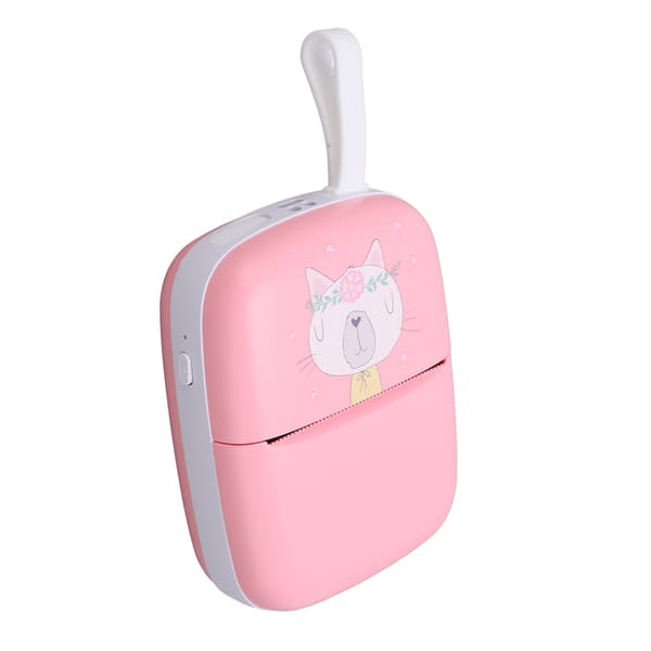 Mini Printer Pink Multifunctional Portable Mini HD WiFi Mobile Phone Photo Title Note Error Question Thermal Printer