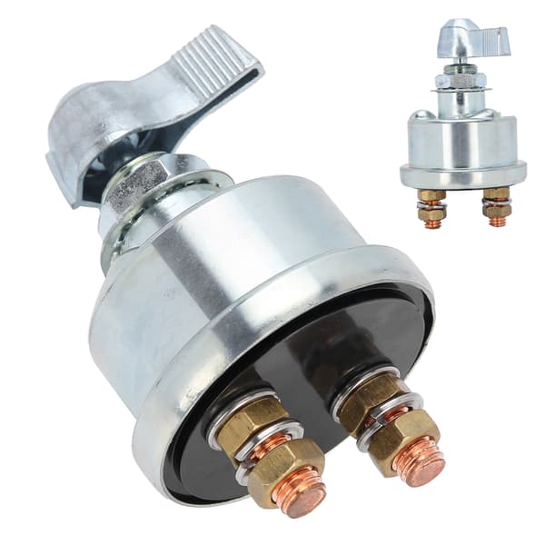 Battery Disconnect Switch with Knob for Trucks, Yachts, SUVs, RVs
