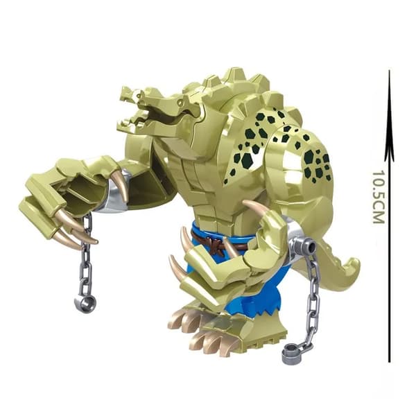 Mini Bricks Filmserier Killer Croc Actionfigurer Waylon Jones Dukke Sæt Sammen Byggeklodser