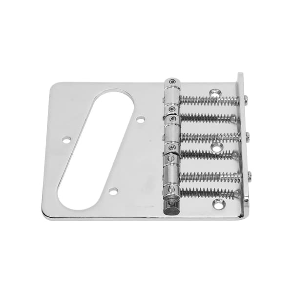 Fixed 3-Saddle Electric Guitar Bridge, Metal String, String Holder, Replacement with Mounting Screws