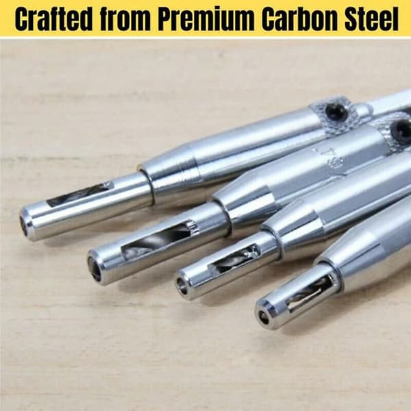 7 Pcs Self-Centering Hinge Drill Bit Set for Doors