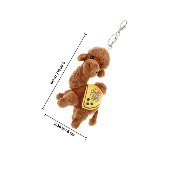 Camel Keychain Cute Stuffed Animal Keychain for Hanging