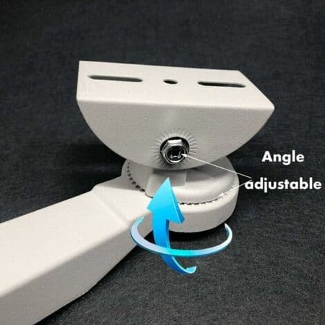 Outdoor Dome Surveillance Camera - 90° Aluminum Bracket - 360° Rotation - Easy Installation - For CCTV Surveillance
