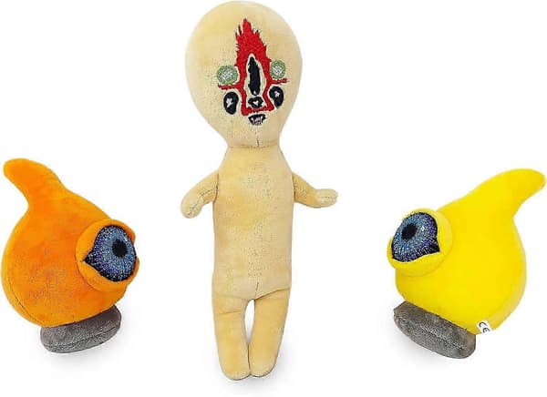 SCP-pehmolelut, SCP 131 -pehmo, oranssi silmäpalko -pehmolelulahja lapsille (oranssi silmäpalko) [DB]