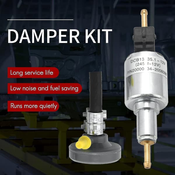 12V DP30 Fuel Pump with Damper 86115A 86115B Replacement for Webasto Heater
