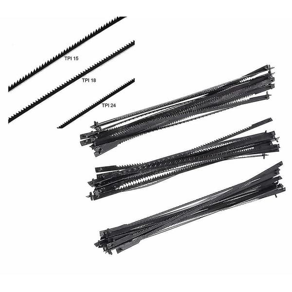 36 stk. rulleblad 127 mm karbonstålblader med kryssstift 15/18/24 tenner standard Fi-{ DB}
