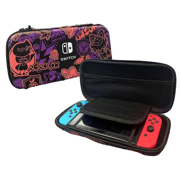 Nintendo Switch/lite Scarlet And Violet Opbevaringstaske, Beskyttende Hårdt Skal, Etui til Nintendo Switch OLED-tilbehør